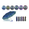 Ornament Print Foldable Quality Automatic Umbrellas (YS-3FA22083964R)